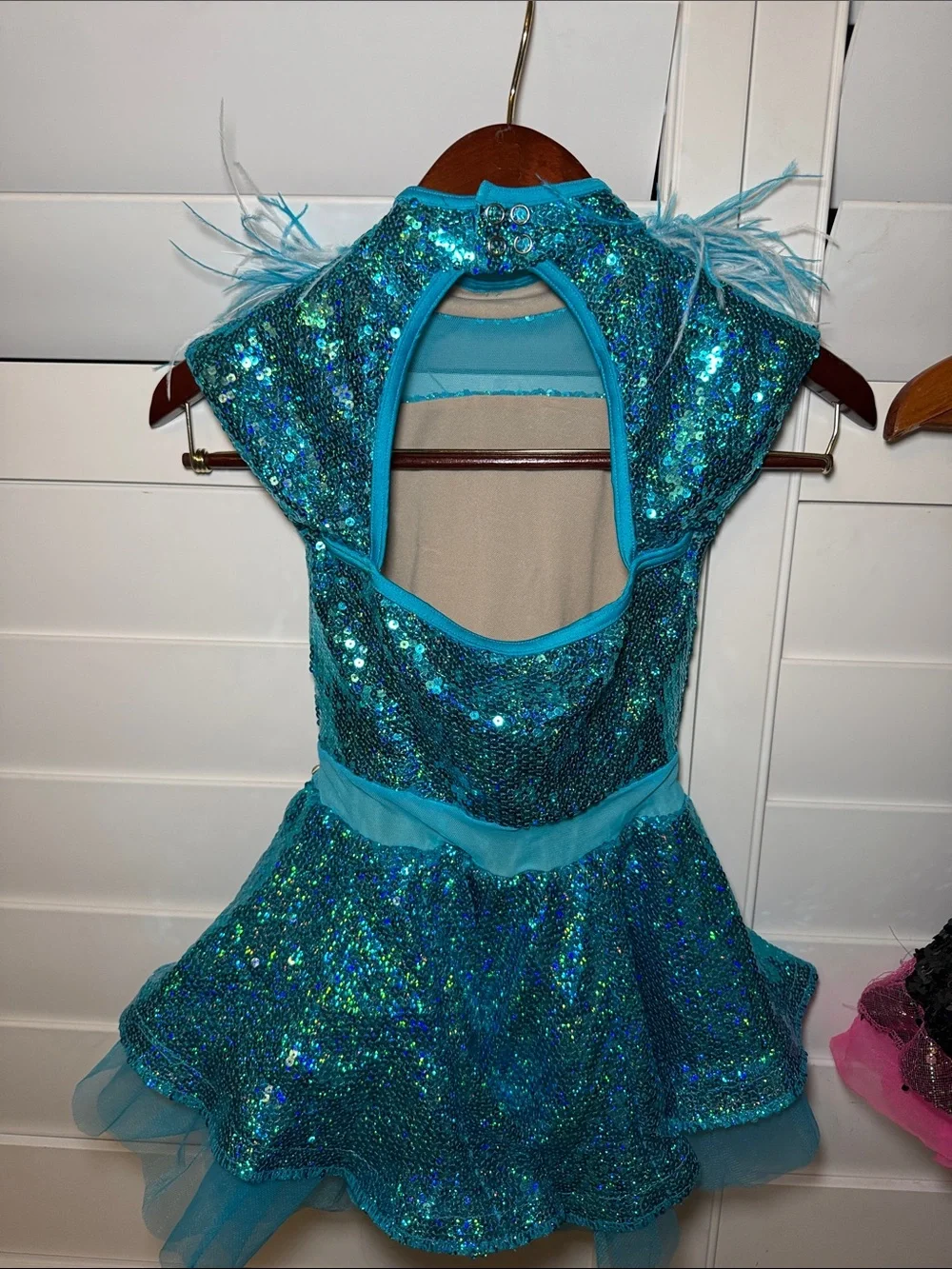 Weissman Dance Costume LOT OF 2 Sequin Recital Pageant Size MC (Medium child)
